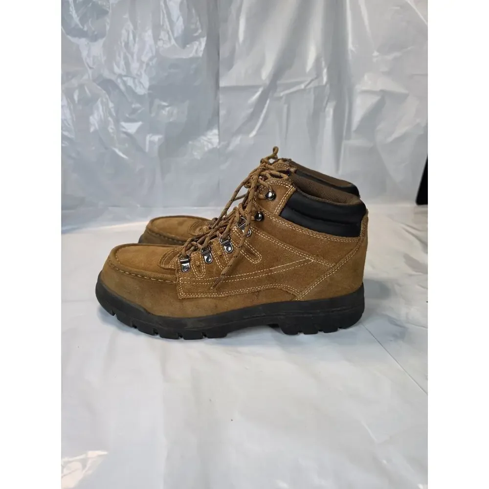 Men's Brahma Work BootsMNBR20CA002 Brown Suede Steel Toe Work Boot Shoe 13M